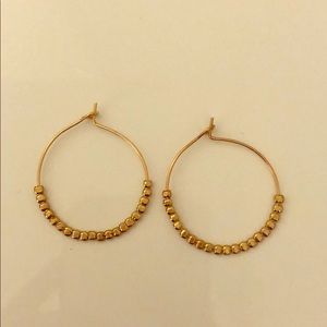 By Johanne Gold Plated Medium-sized hoops